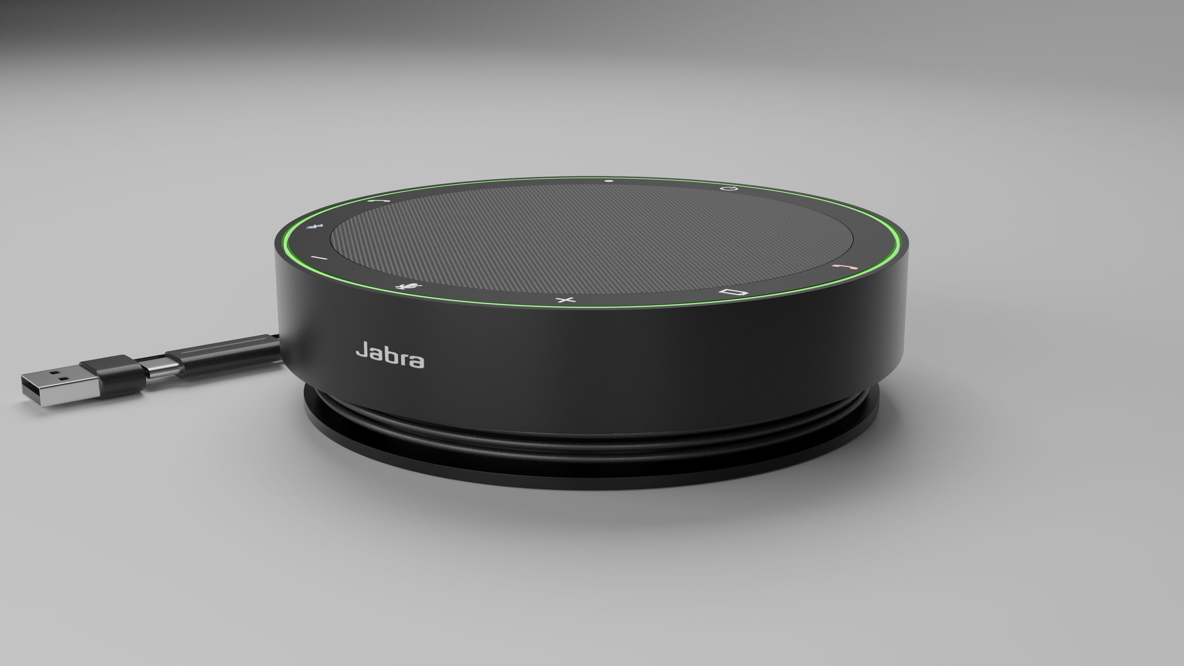 Jabra Speak2 75 Low-poly 3D model_9