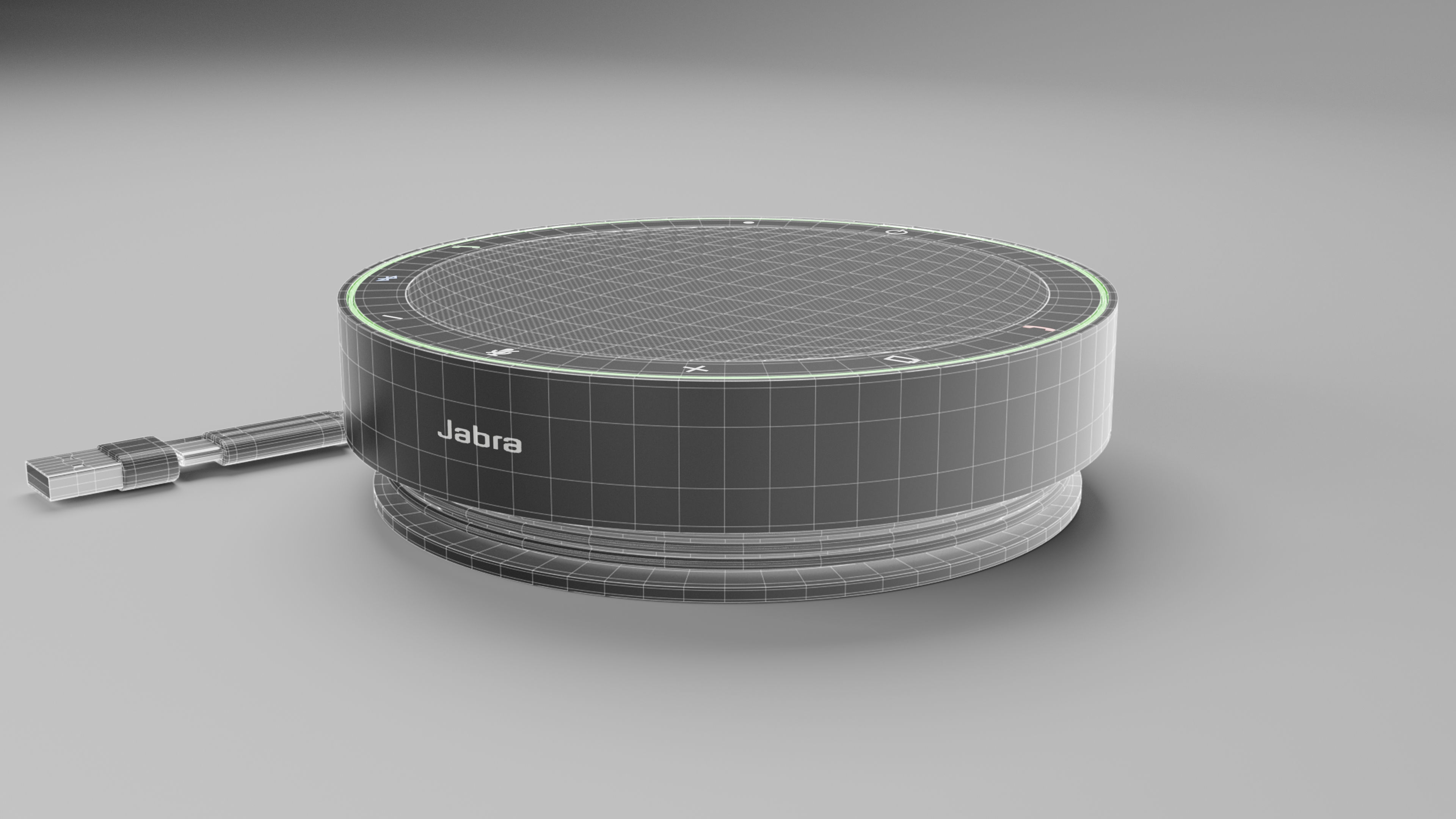 Jabra Speak2 75 Low-poly 3D model_10