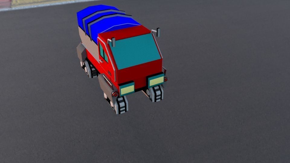 TRUCK 3D model_2