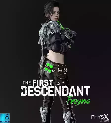 The First Descendant - Freyna G8F Low-poly 3D model