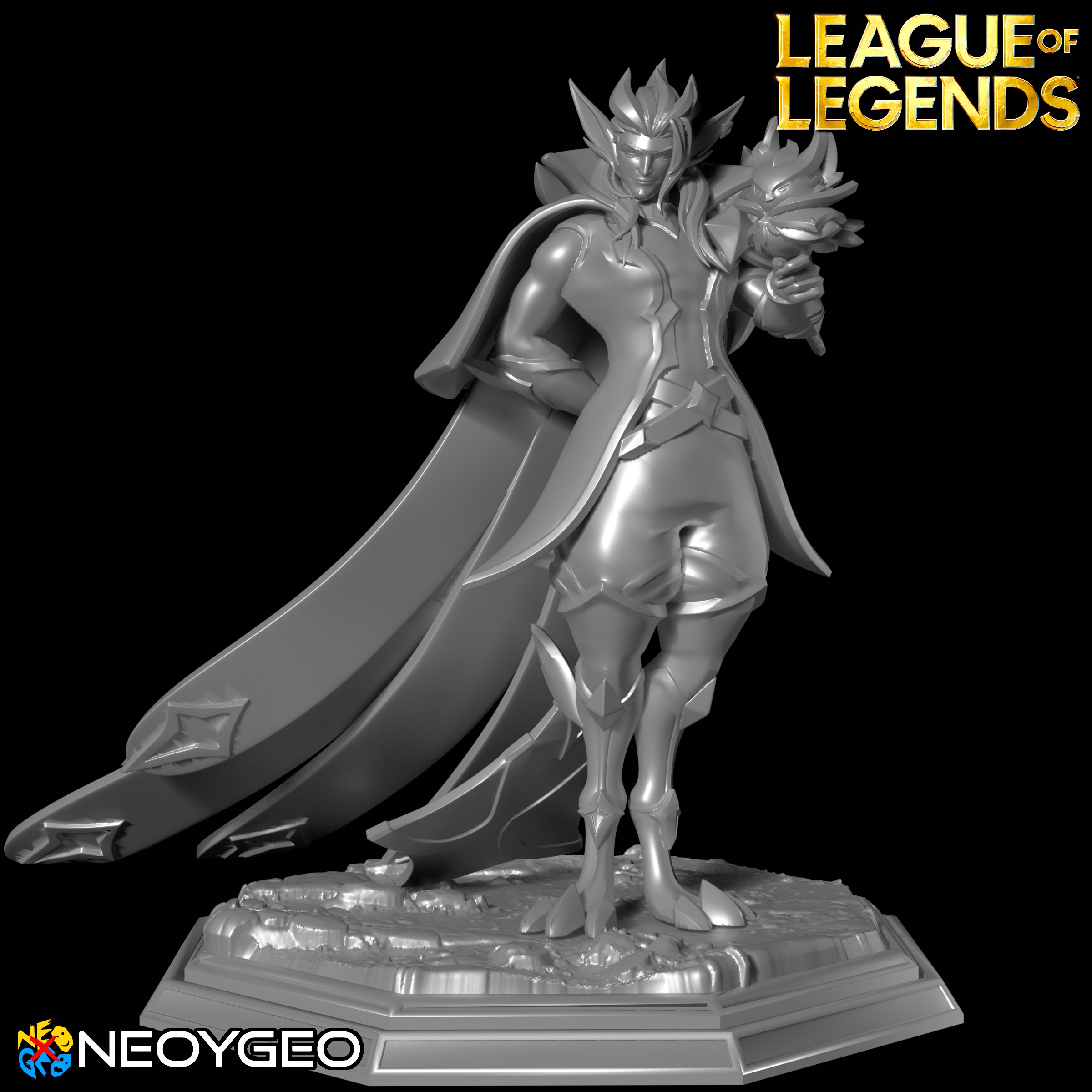 RAKAN STAR GUARDIAN - LEAGUE OF LEGENDS 3D print model_1