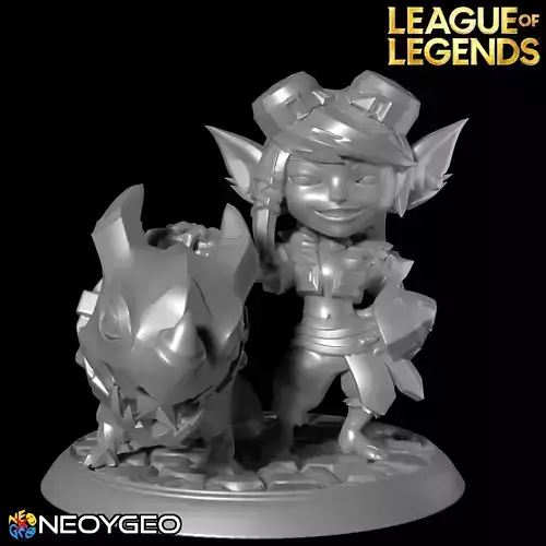 DRAGON TRAINER TRISTANA - LEAGUE OF LEGENDS 3D print model