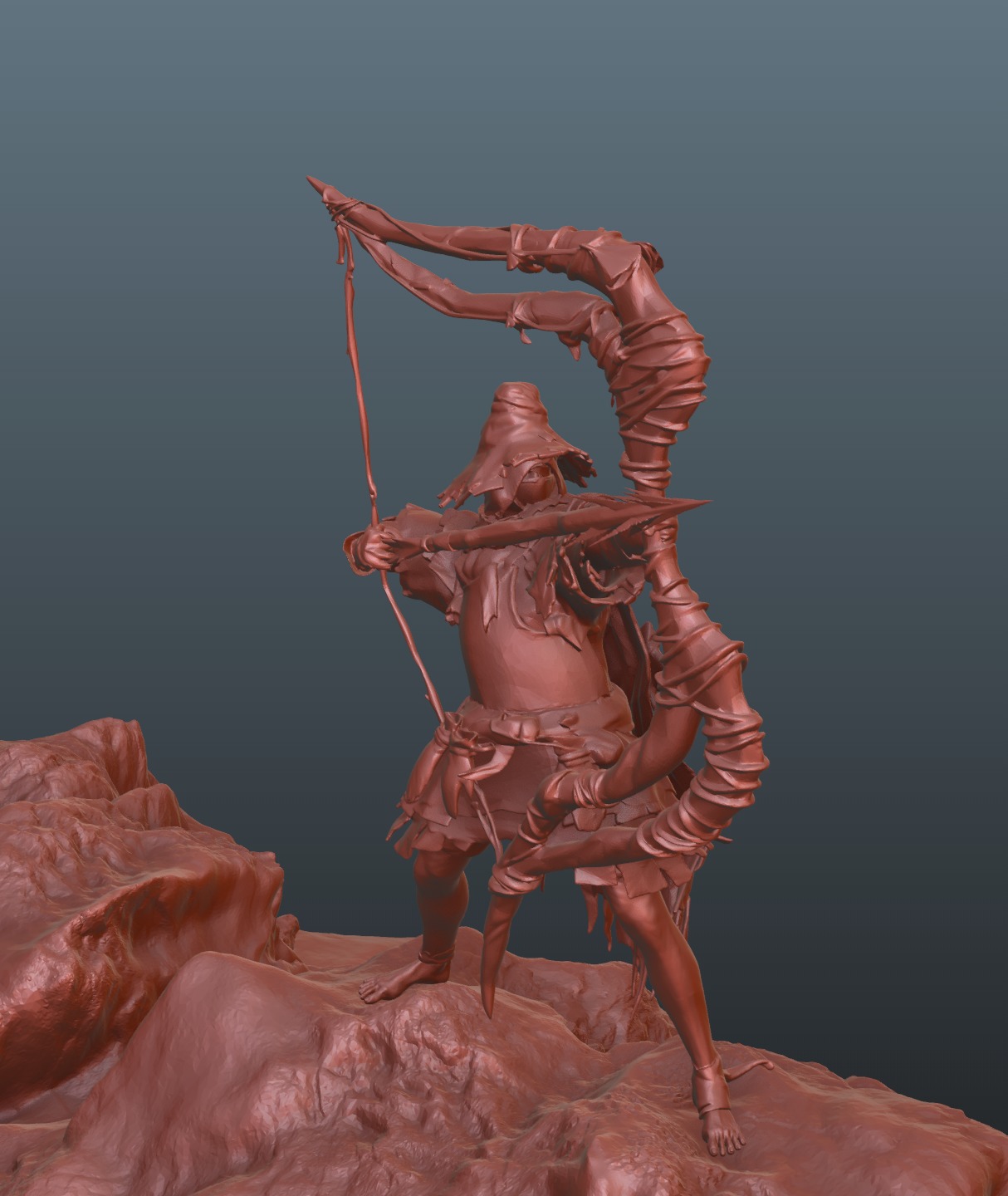 Elden Ring Bayle the Dread vs Igon Diorama and standalone 3D print model_9