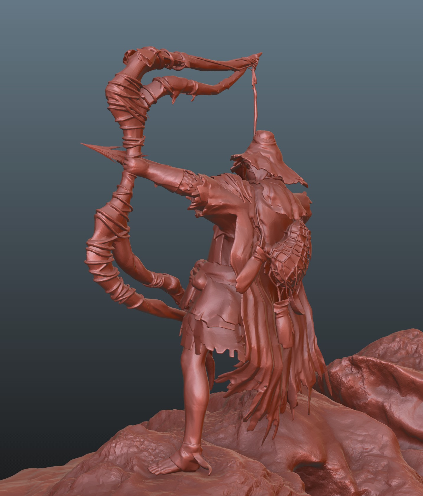 Elden Ring Bayle the Dread vs Igon Diorama and standalone 3D print model_10