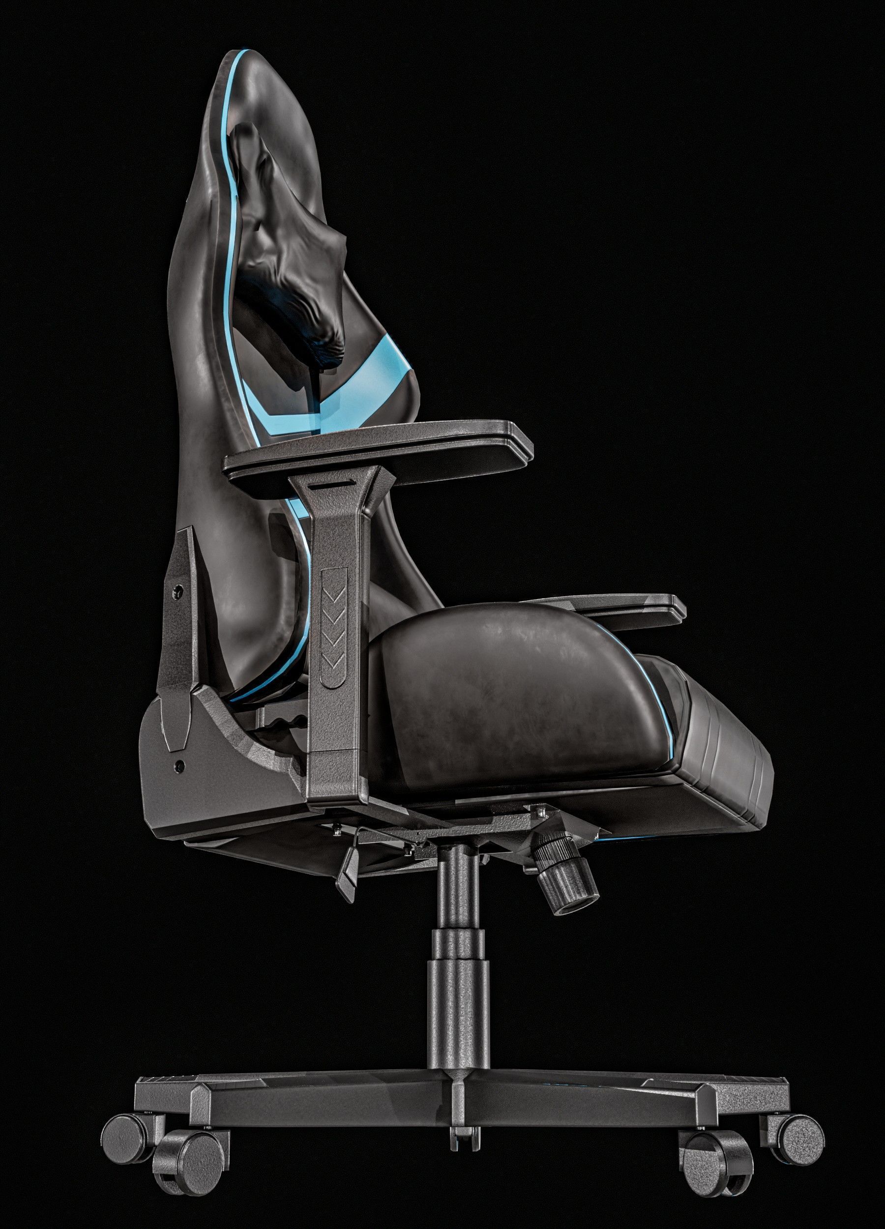  Gaming Chair Packages Low-poly 3D model_17