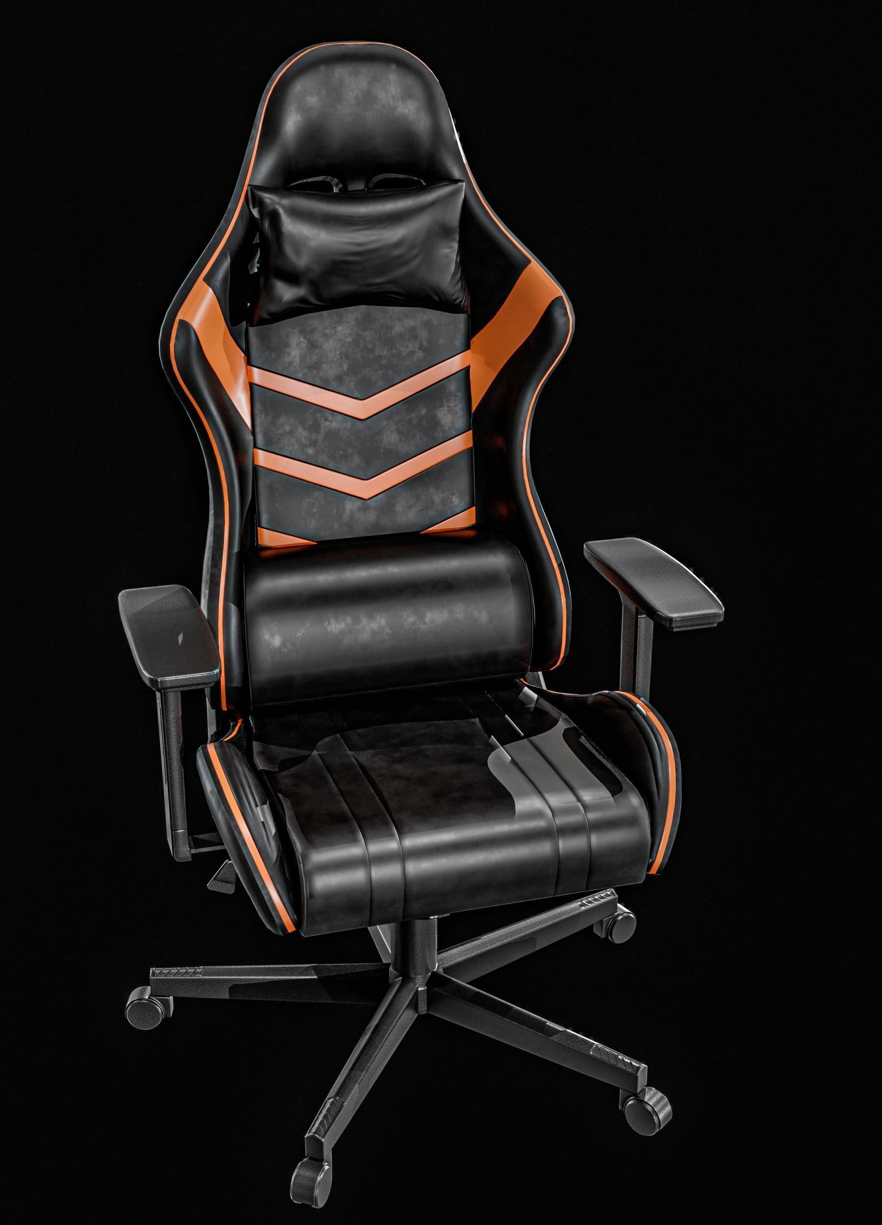   Gaming Chair Packages Low-poly 3D model_12