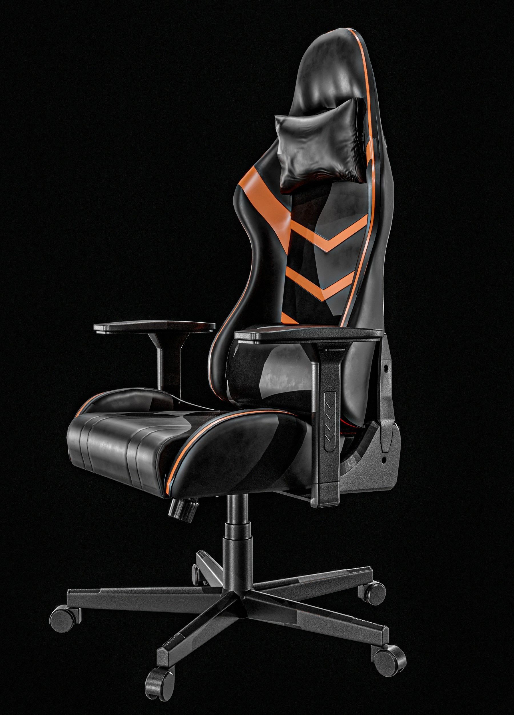   Gaming Chair Packages Low-poly 3D model_11