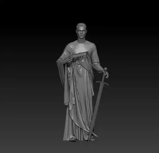 Saint Paul the Apostle  Religious 3D Printable Statue