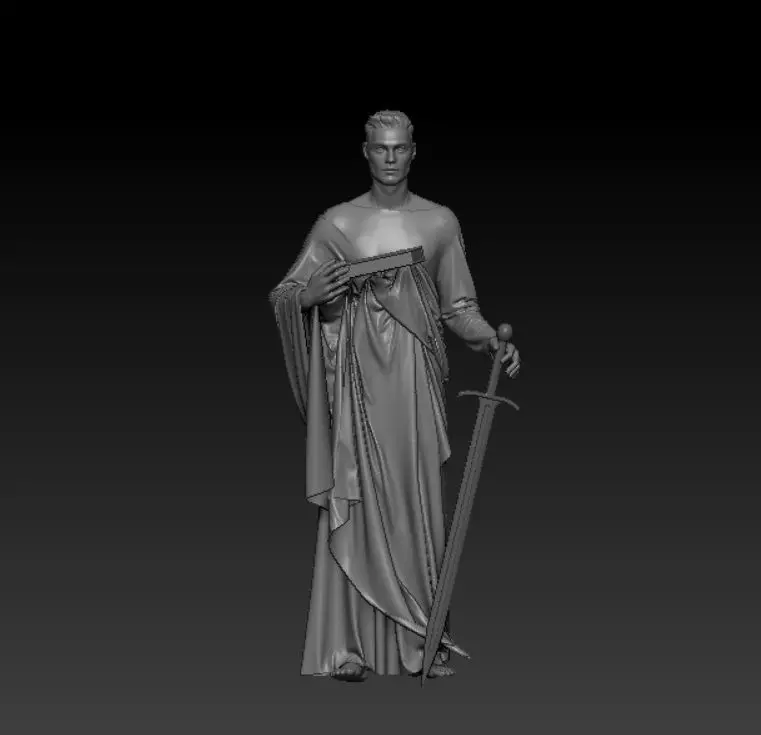 Saint Paul the Apostle  Religious 3D Printable Statue 3D print model_0