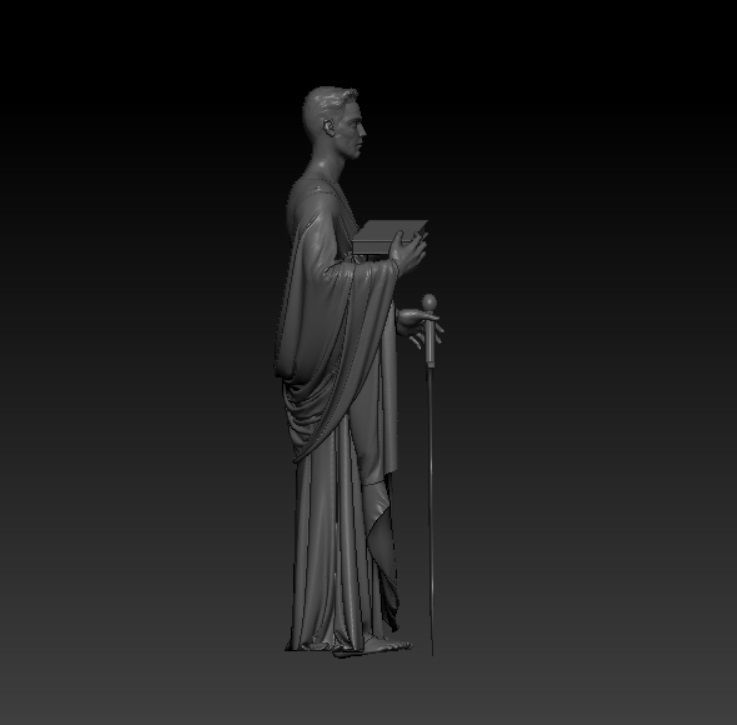 Saint Paul the Apostle  Religious 3D Printable Statue 3D print model_4