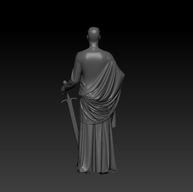 Saint Paul the Apostle  Religious 3D Printable Statue 3D print model_1