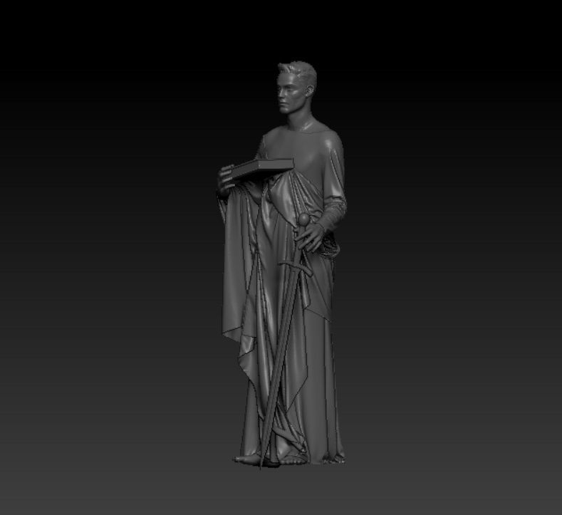 Saint Paul the Apostle  Religious 3D Printable Statue 3D print model_3