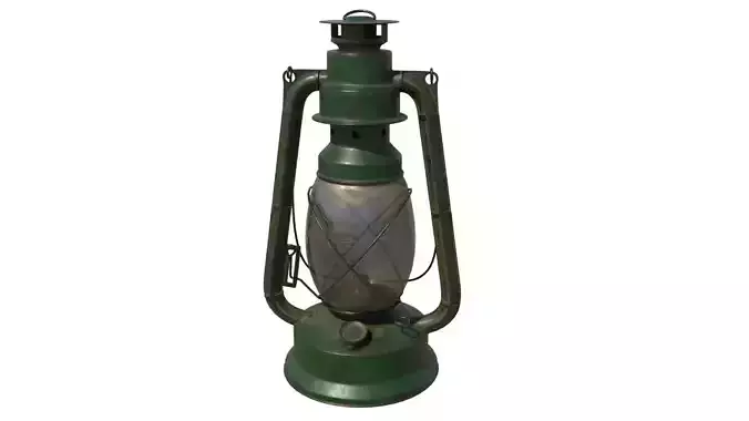 Old Lantern hurricane 3d model