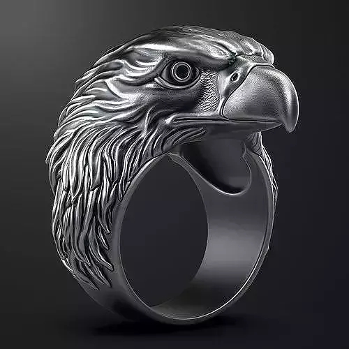 anillo Aguila 3D print model
