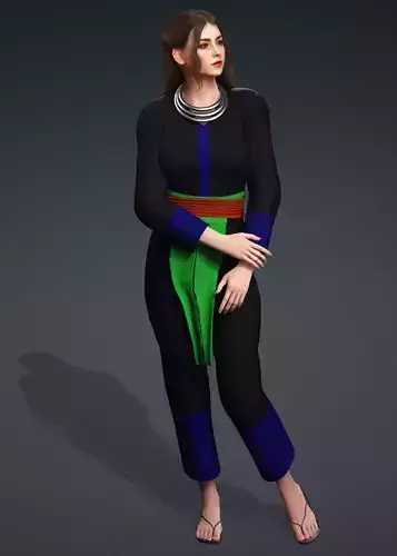 Xauv Poj niam  3D model