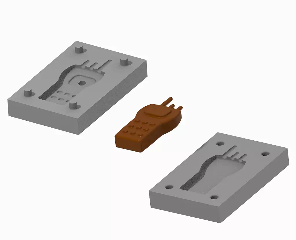 Chocolate Mold Radio Gadget 3D print model_0