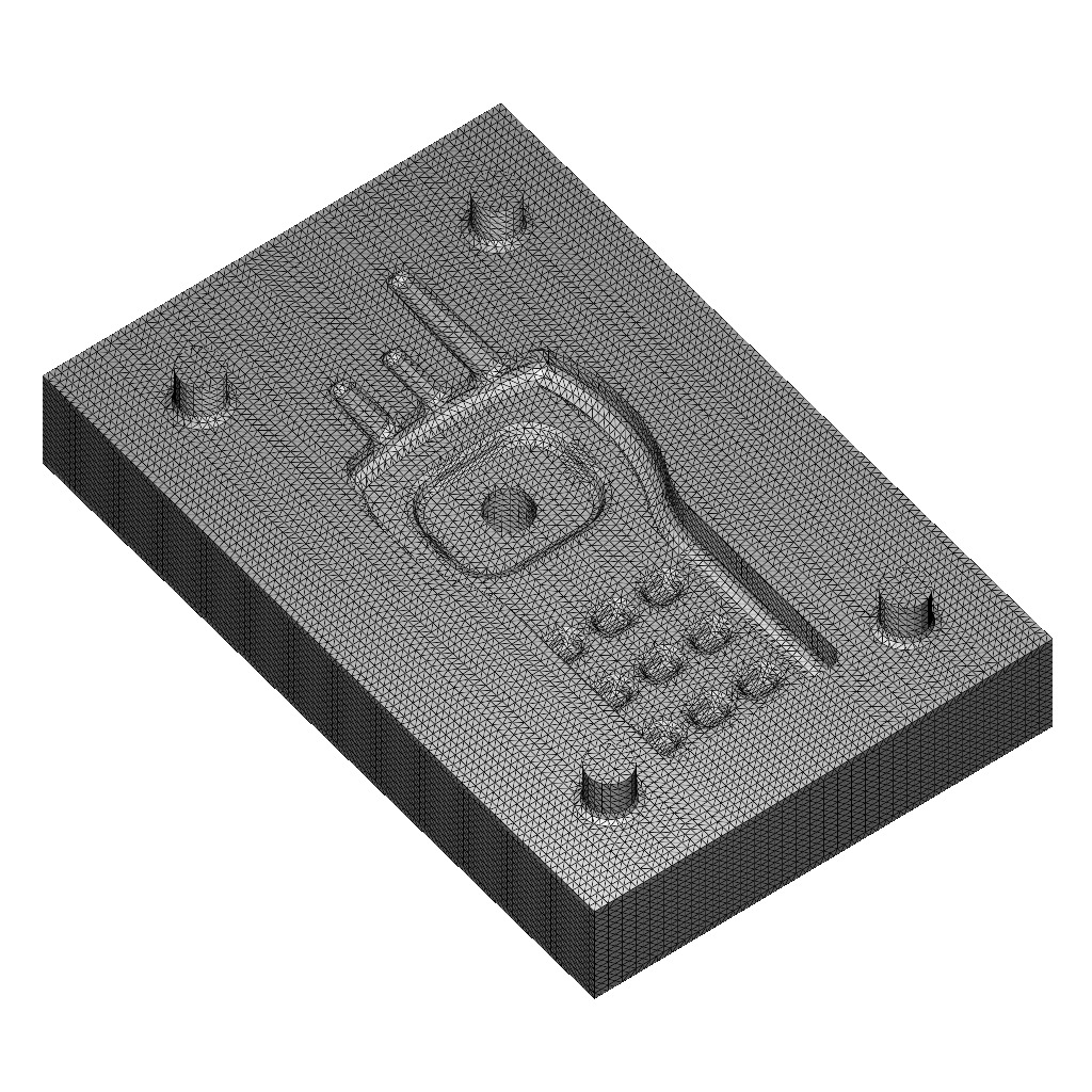 Chocolate Mold Radio Gadget 3D print model_4