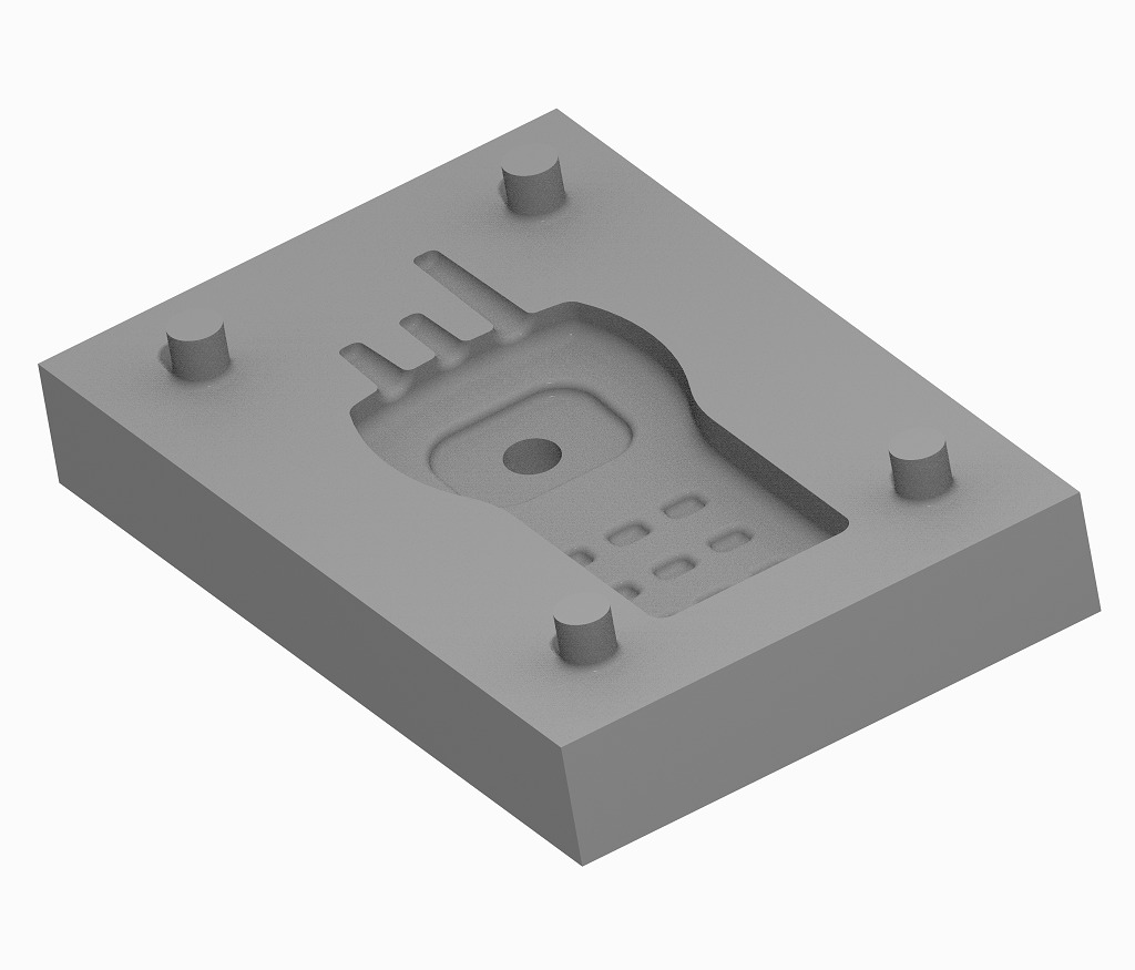 Chocolate Mold Radio Gadget 3D print model_2