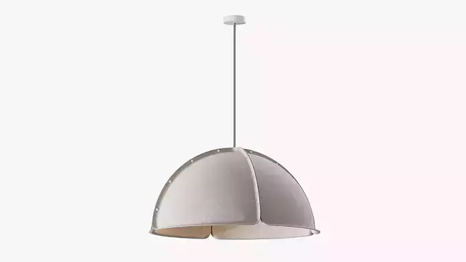 Acoustic felt lamp