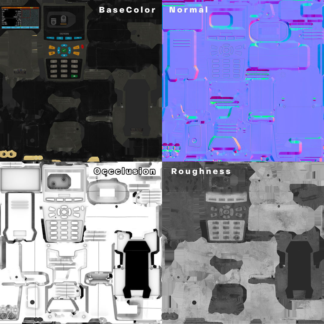 Analyzer DS2500Q1 - PBR 3D Game Ready Low-poly 3D model_11