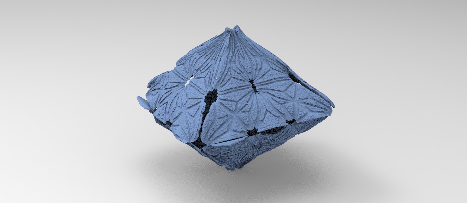 Art Deco Archon pyramid collection  3D model_8