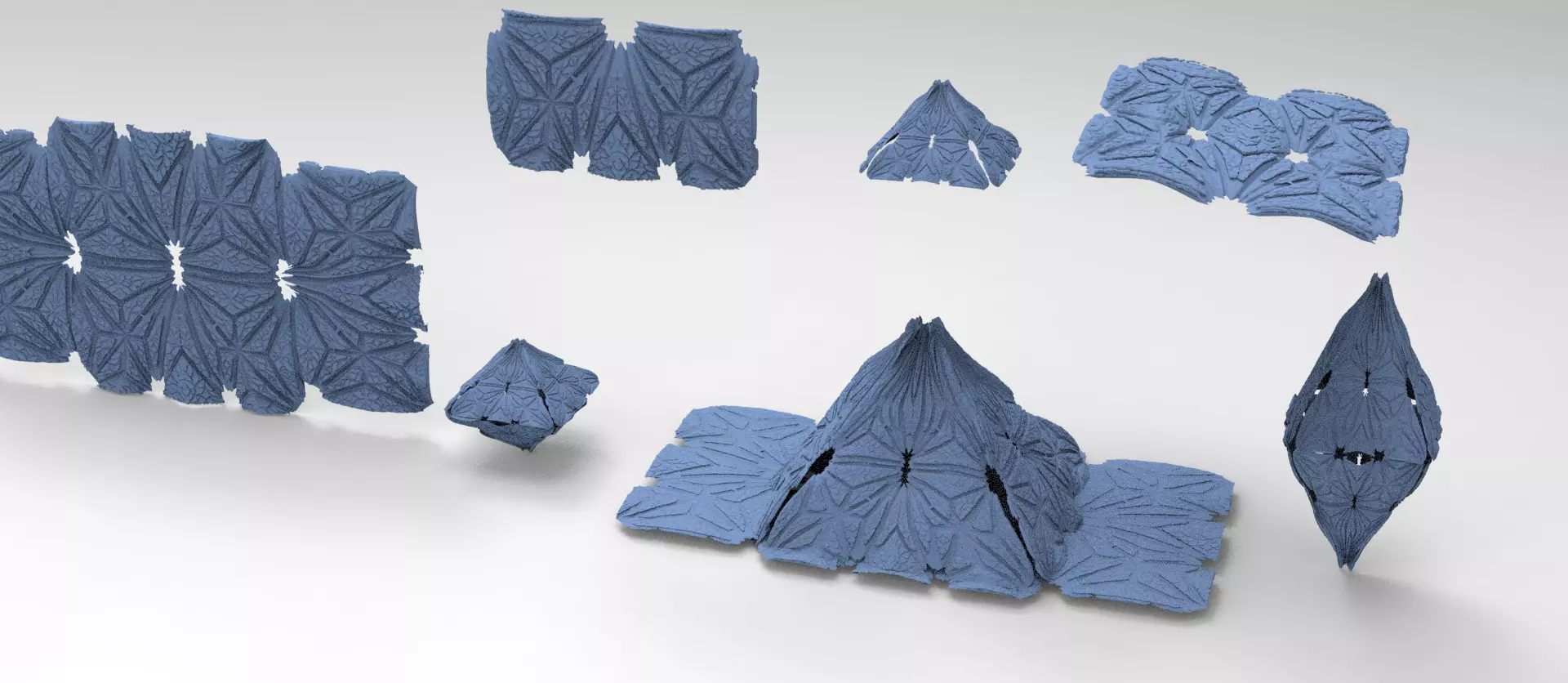 Art Deco Archon pyramid collection  3D model_0