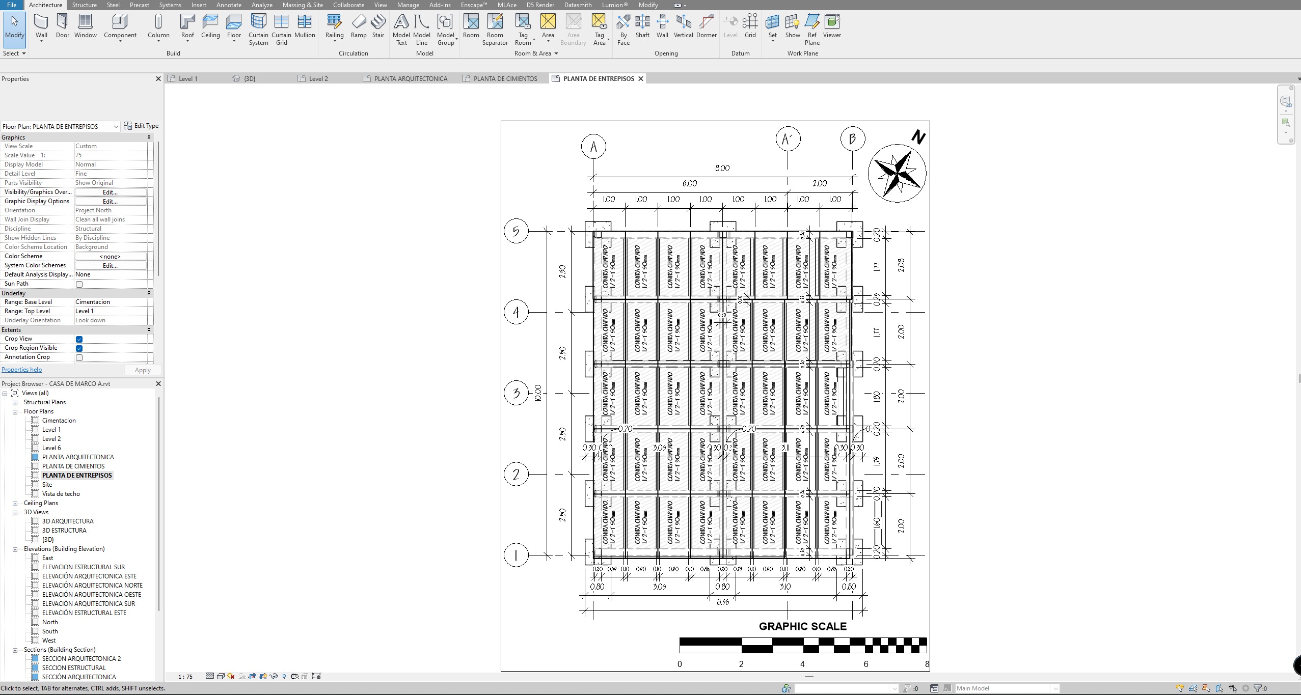 A-Frame House Model with Detailed Architectural and Structural 3D model_18