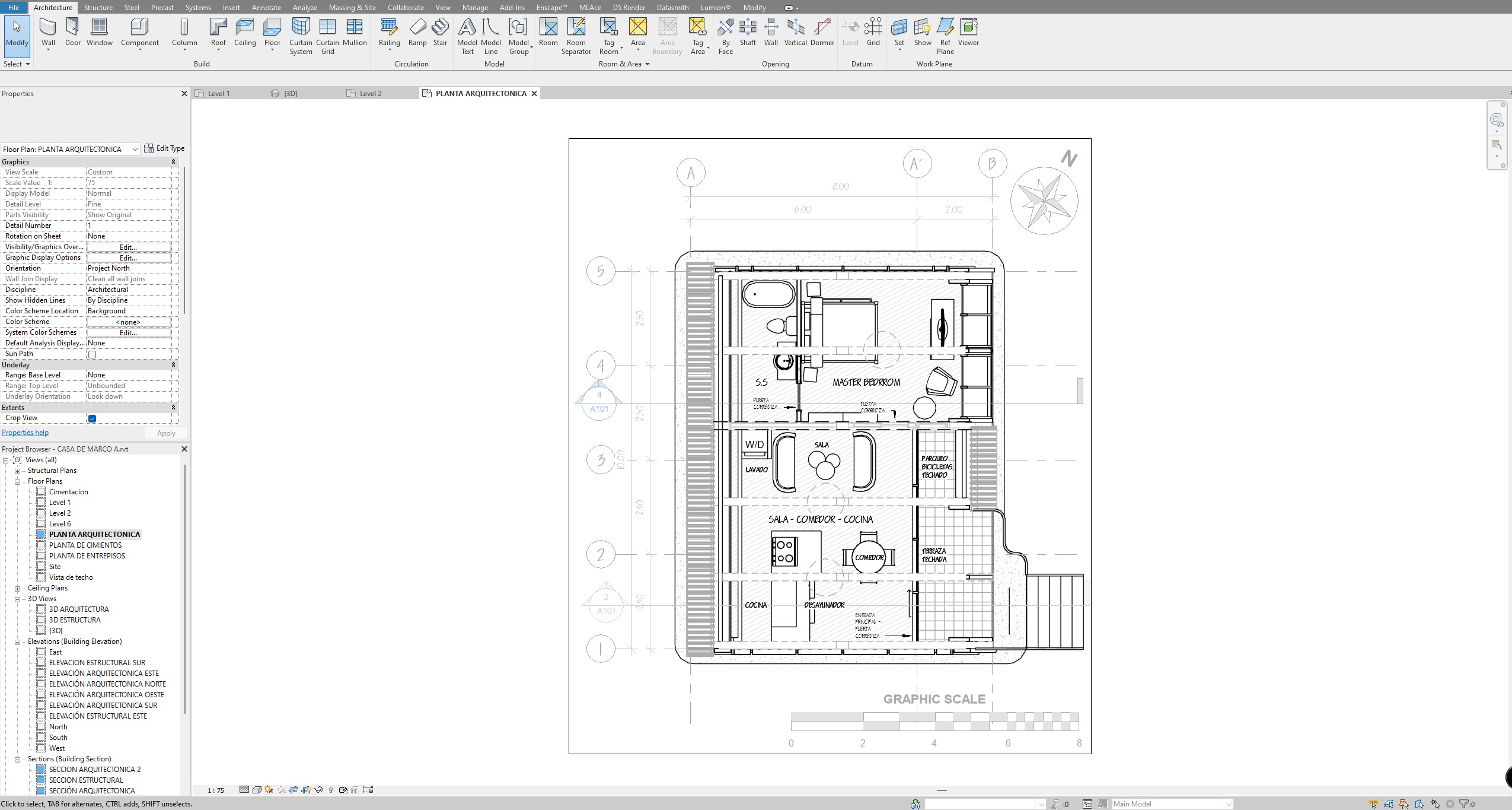 A-Frame House Model with Detailed Architectural and Structural 3D model_10