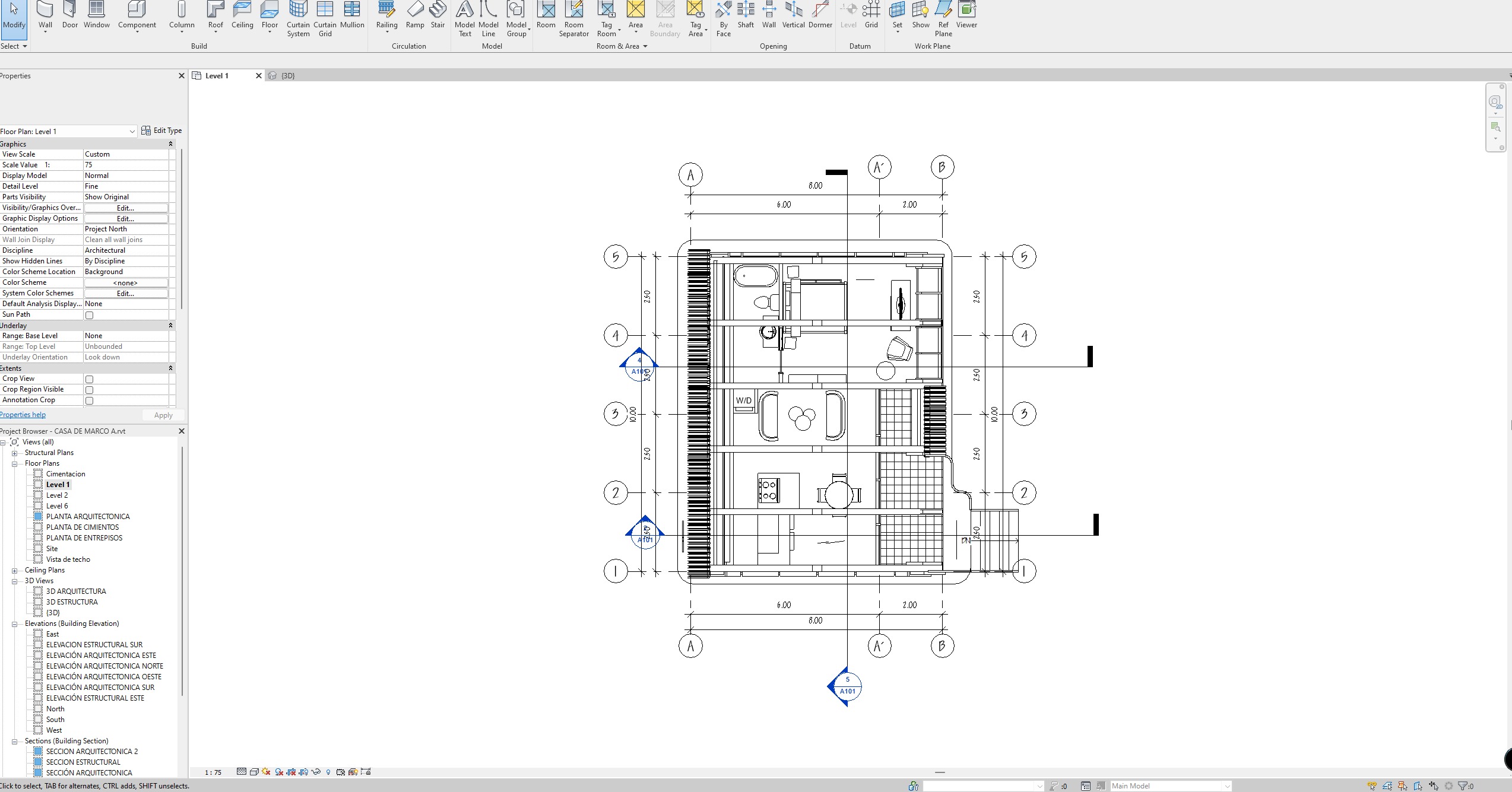 A-Frame House Model with Detailed Architectural and Structural 3D model_11