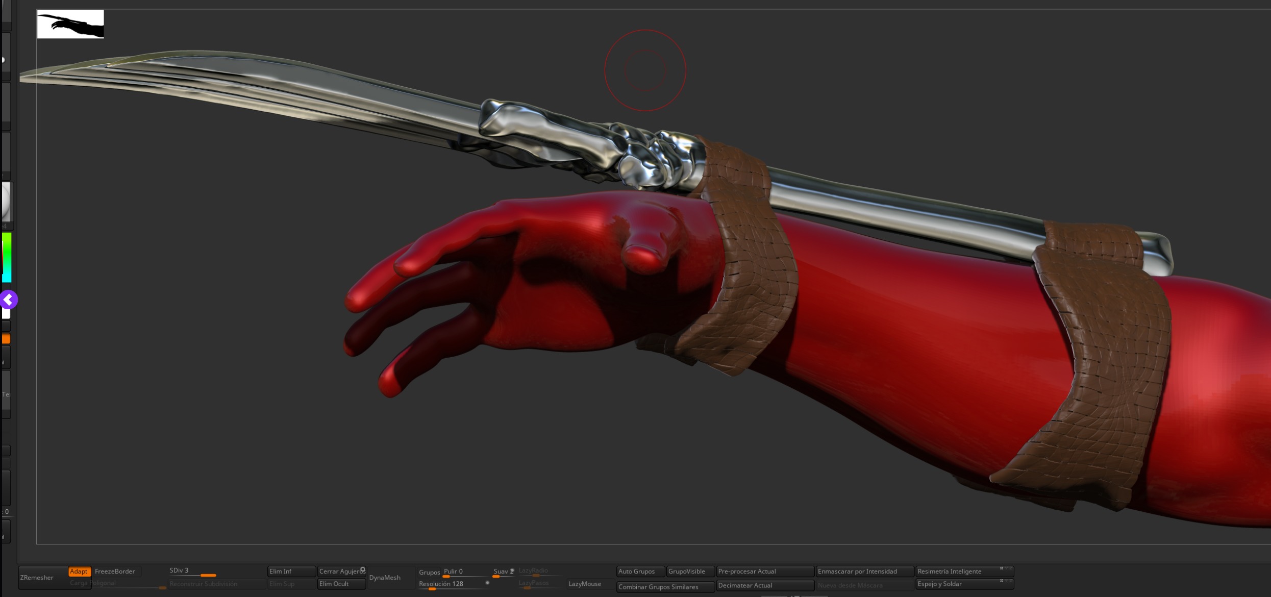 Wolverine Logans Claws Deadpool Deadpool Logan In Parts 3D print model_3