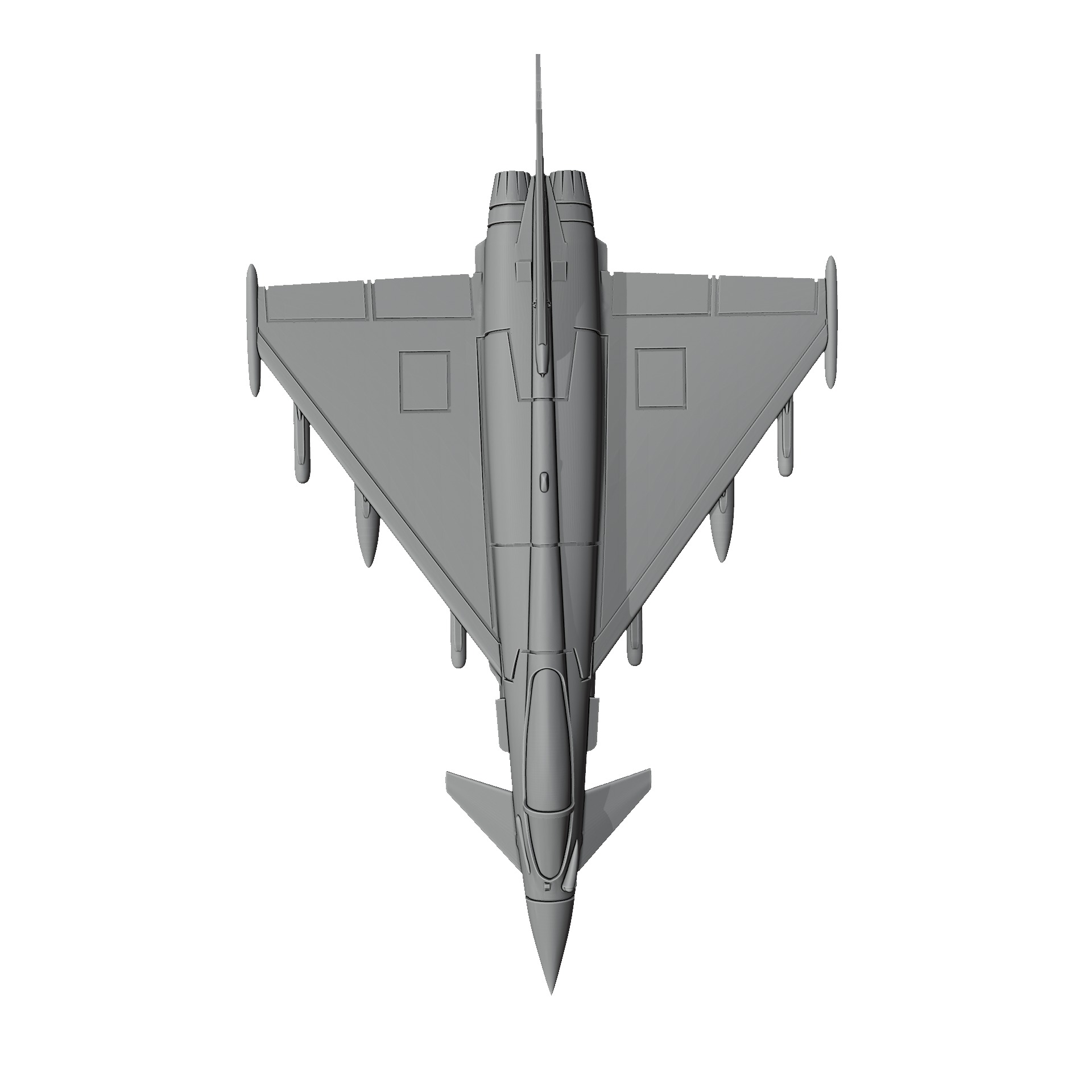 Eurofighter Typhoon 3D print model_6