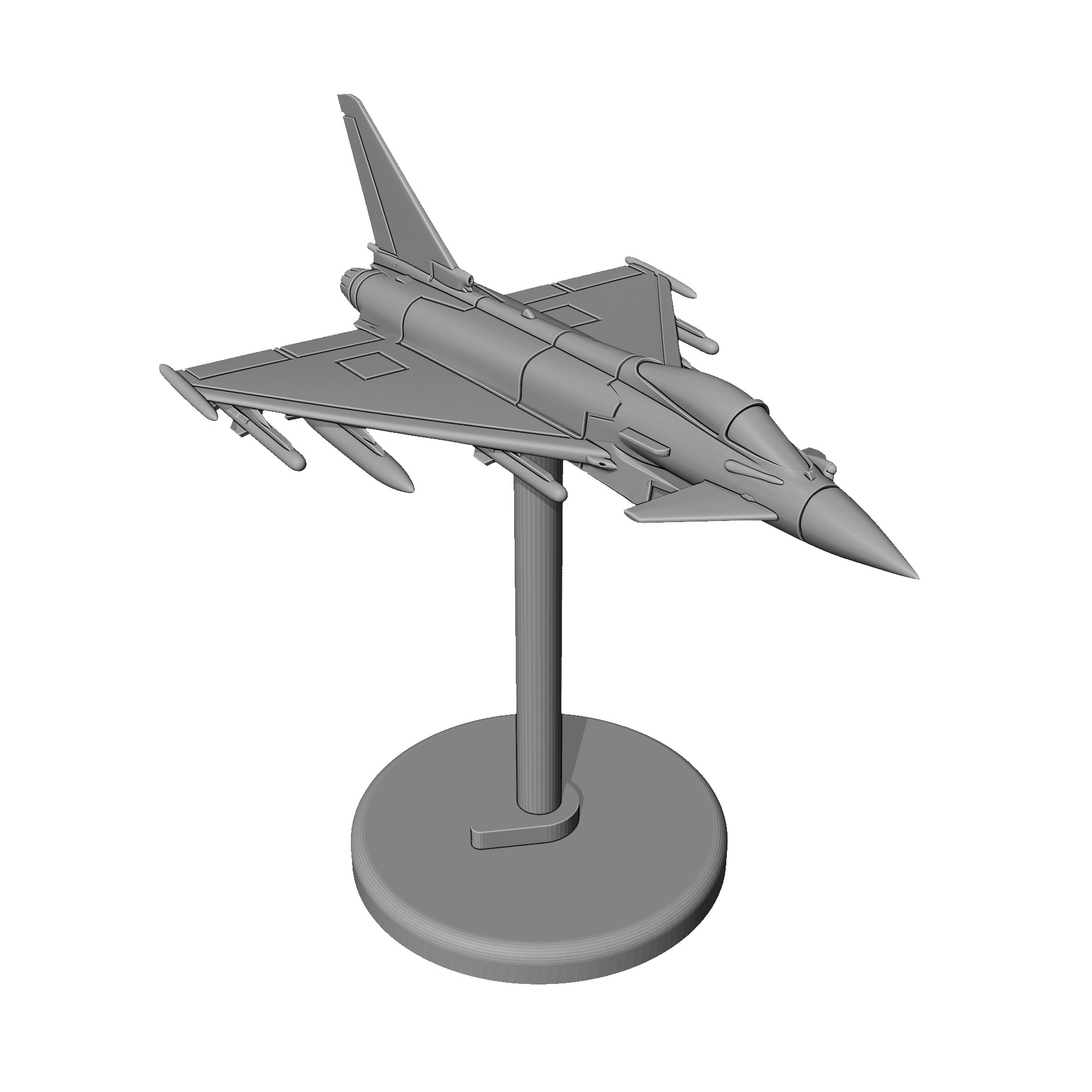 Eurofighter Typhoon 3D print model_1