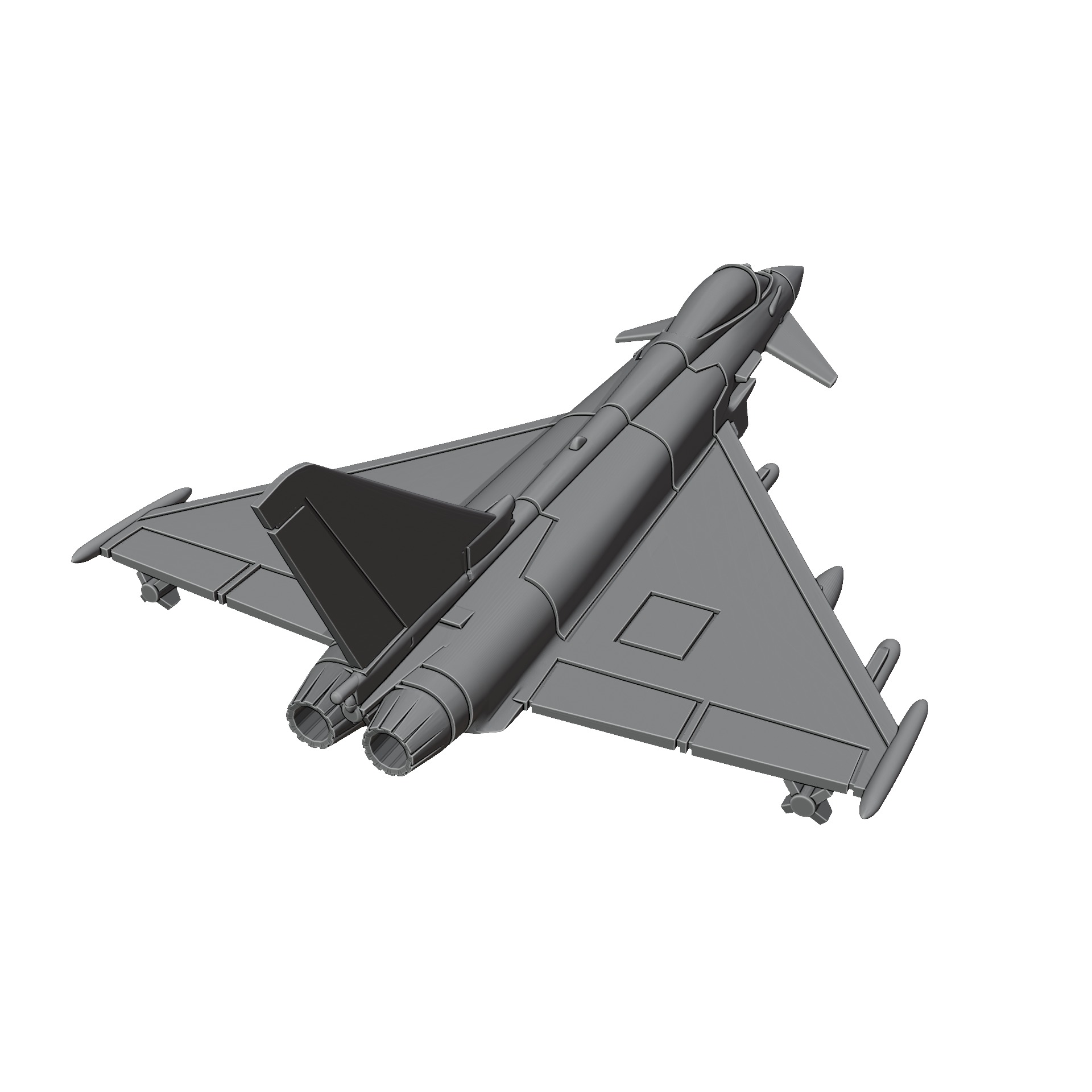 Eurofighter Typhoon 3D print model_4