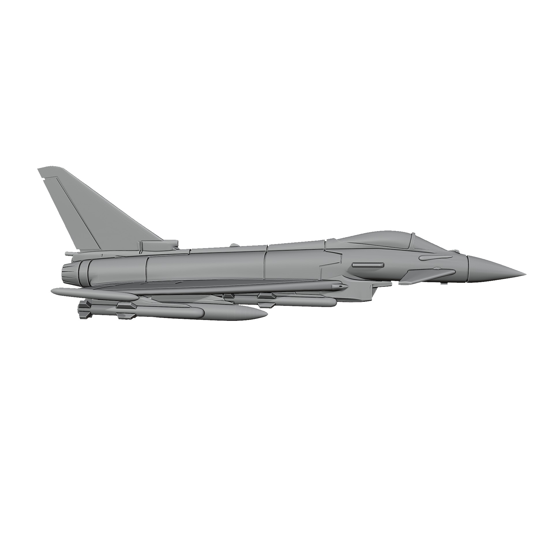 Eurofighter Typhoon 3D print model_5