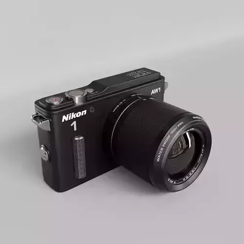 Camera Nikon aw1 3D model