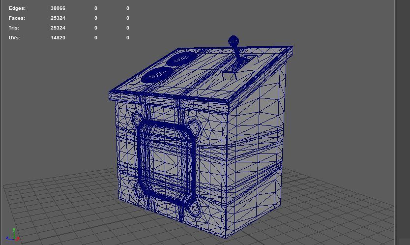 Electrical pane  3D model_11