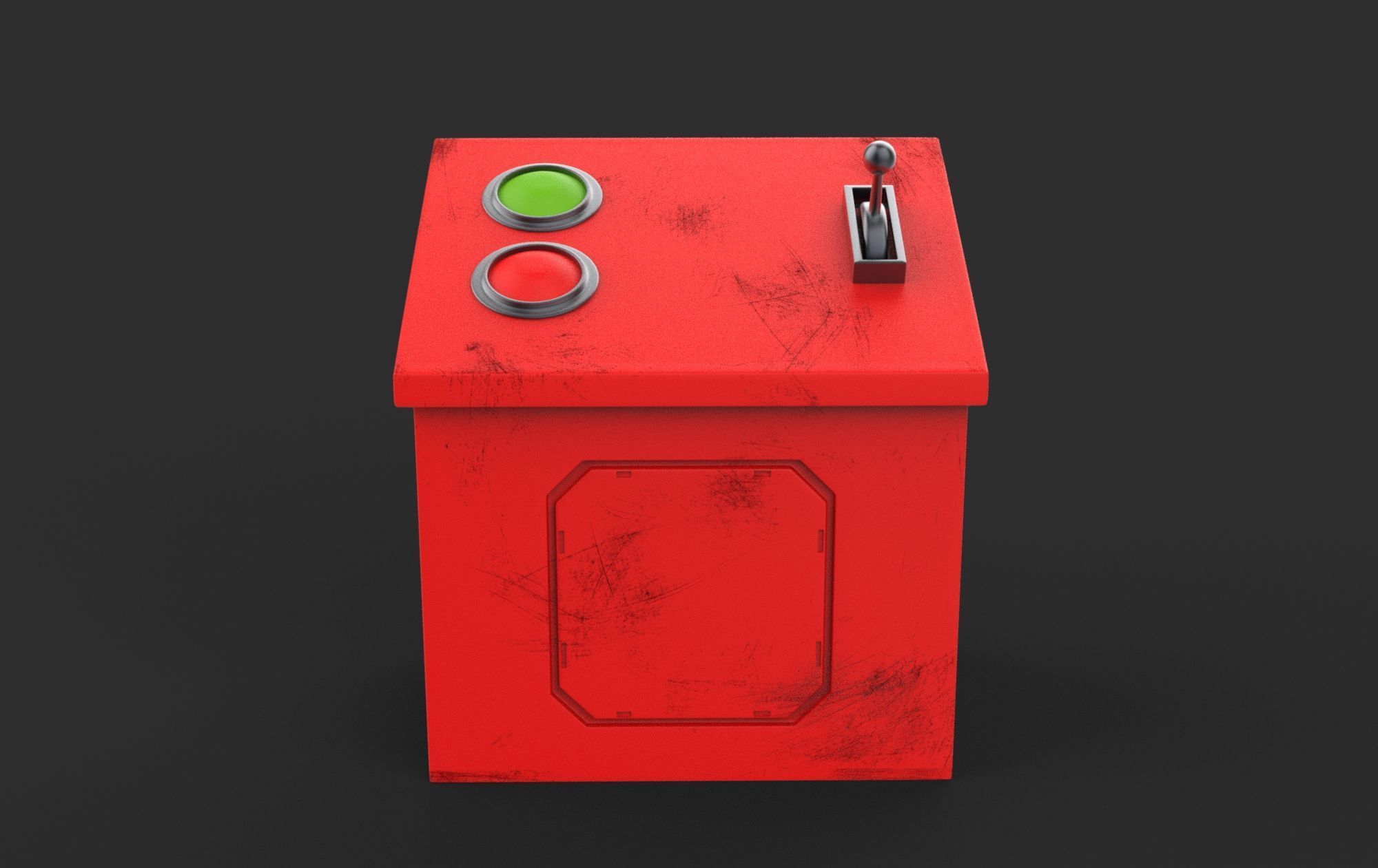 Electrical pane  3D model_6