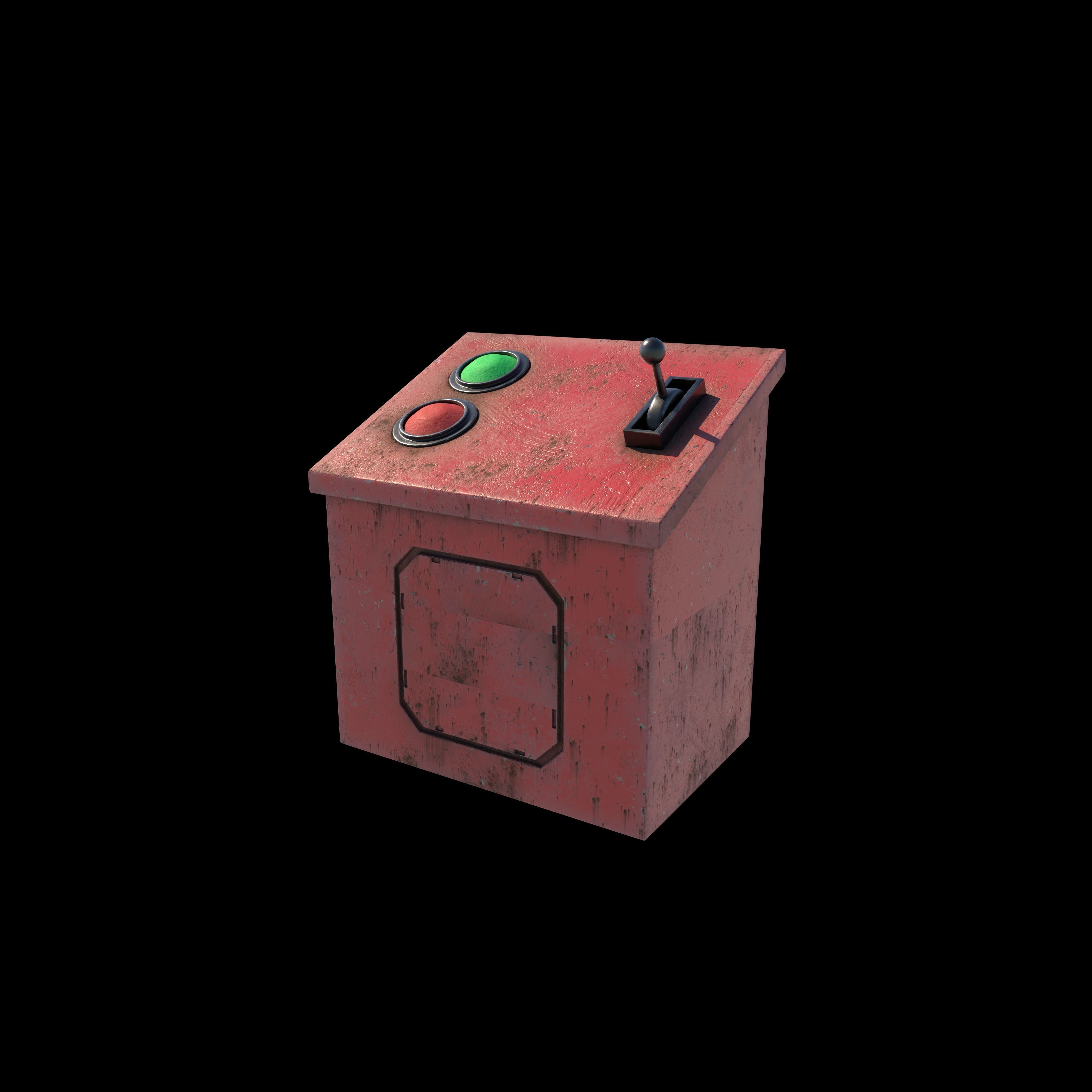 Electrical pane  3D model_4