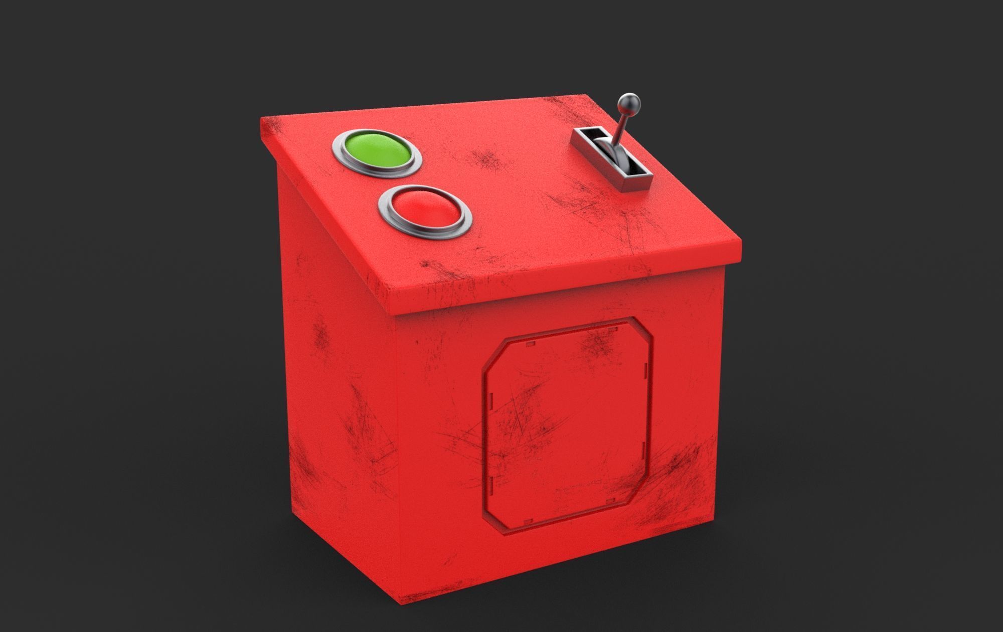 Electrical pane  3D model_5