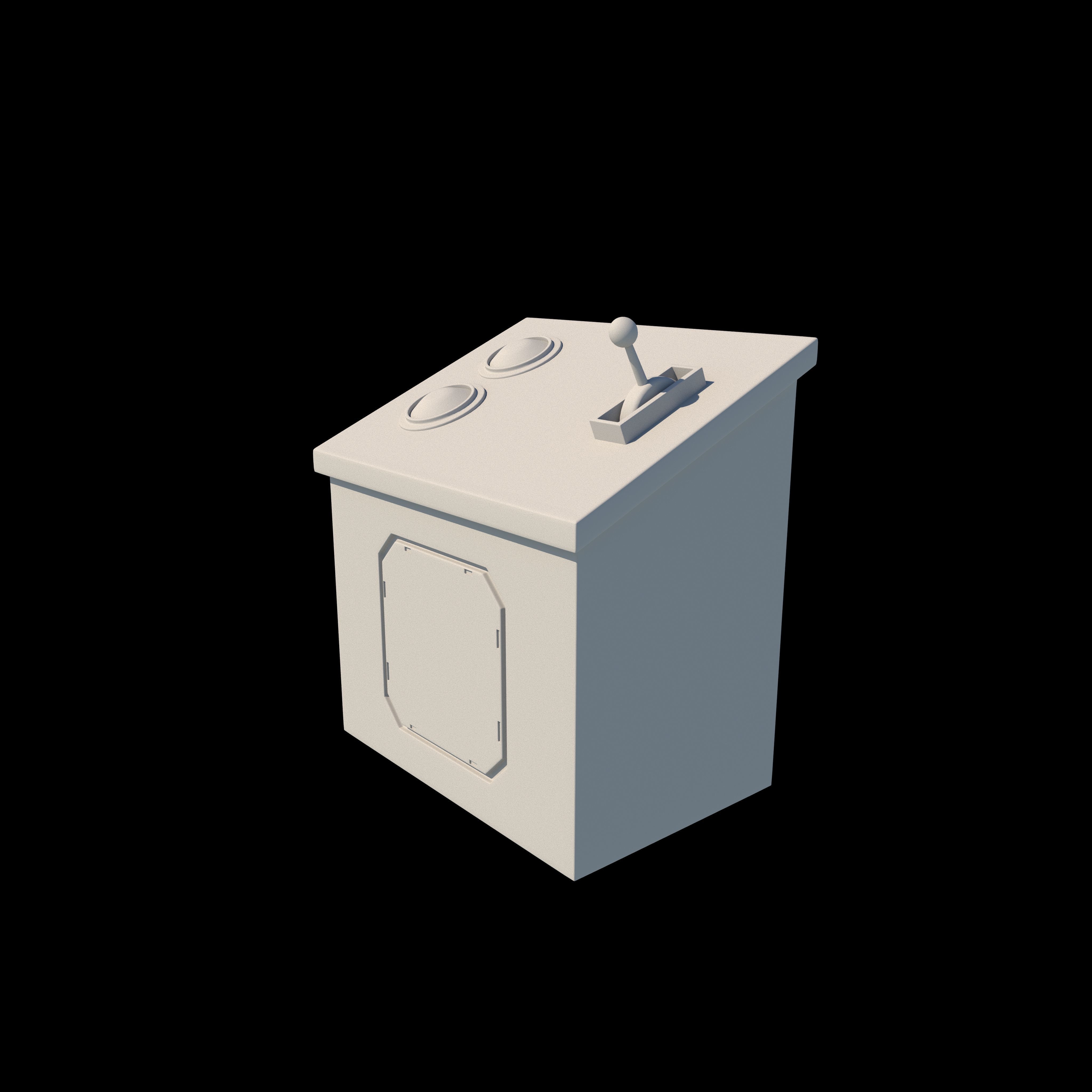 Electrical pane  3D model_8