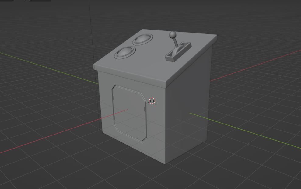Electrical pane  3D model_9