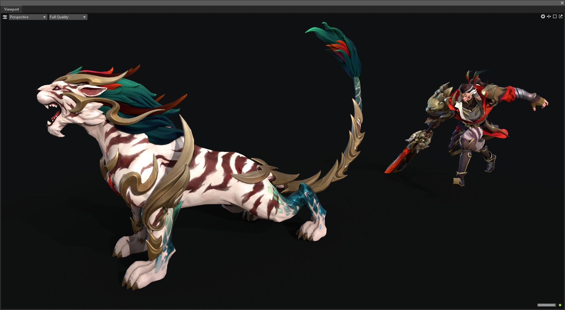 Tiger warrior 3D model_17