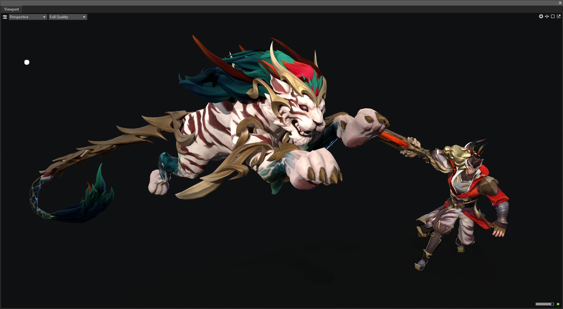 Tiger warrior 3D model_14