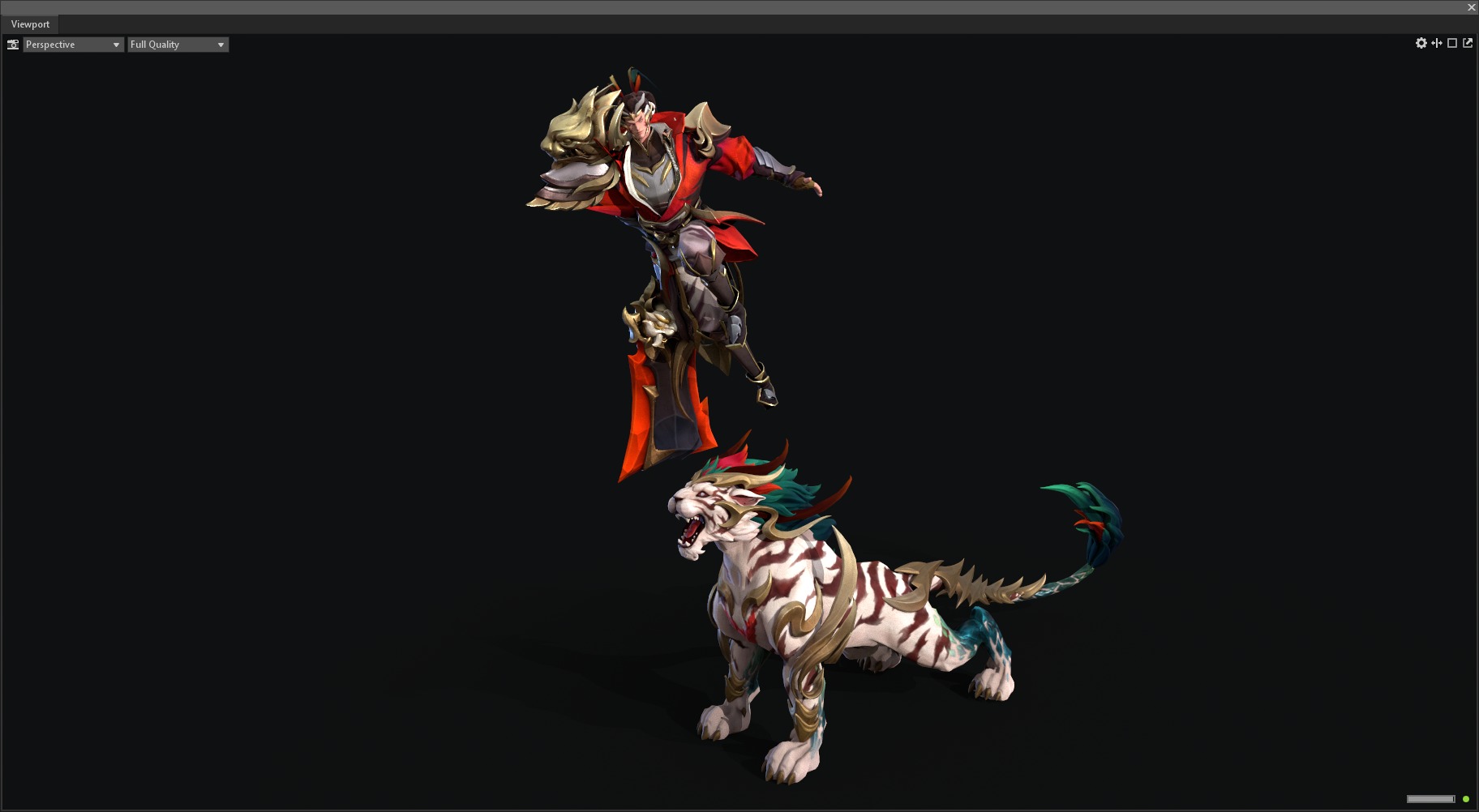 Tiger warrior 3D model_18