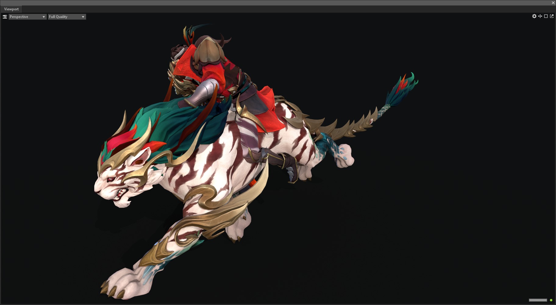 Tiger warrior 3D model_11