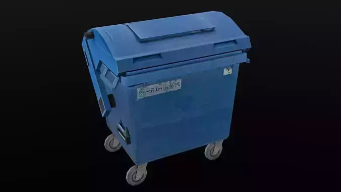 Garbage Container low poly