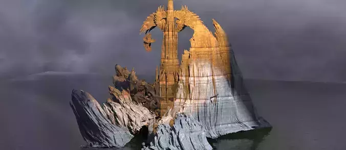 Ishtar Winged rock 1