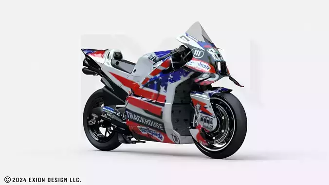 Aprilia RS-GP Trackhouse Racing MotoGP 2024 3D model