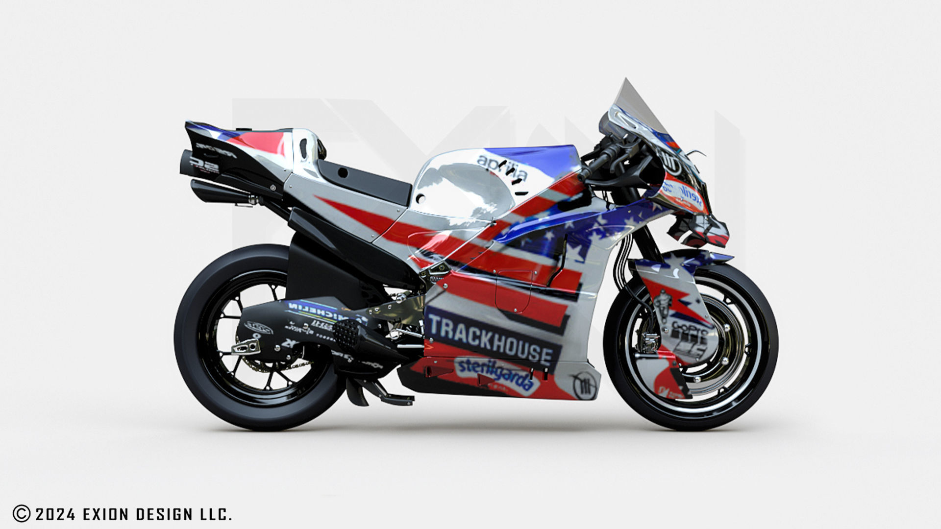Aprilia RS-GP Trackhouse Racing MotoGP 2024 3D model_1