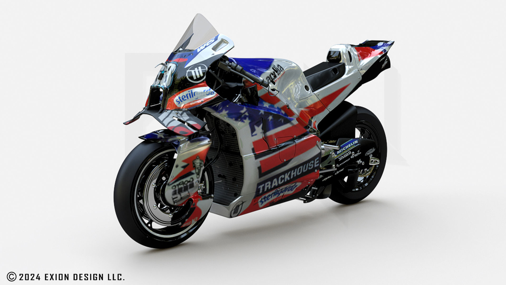 Aprilia RS-GP Trackhouse Racing MotoGP 2024 3D model_2
